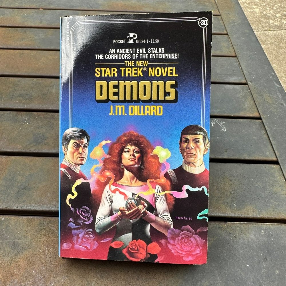Star Trek - Demons Paperback Book - 1st Printing - 1986